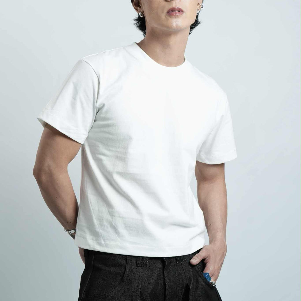 Lightweight Slim Cropped Basic Tee