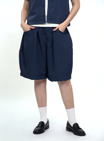 GOT STYLE | Pinstripe Barrel Shorts