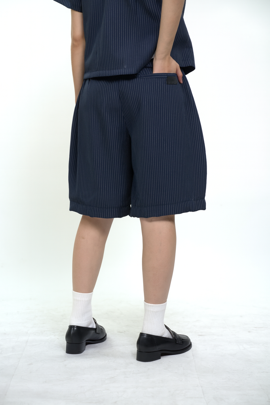 GOT STYLE | Pinstripe Barrel Shorts