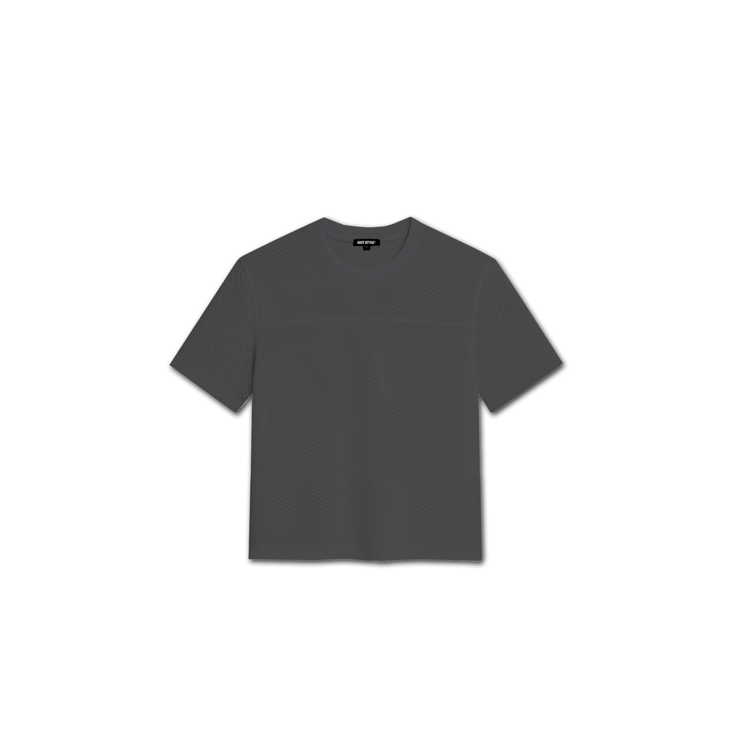 Boxy Cropped Football Jersey Shirt