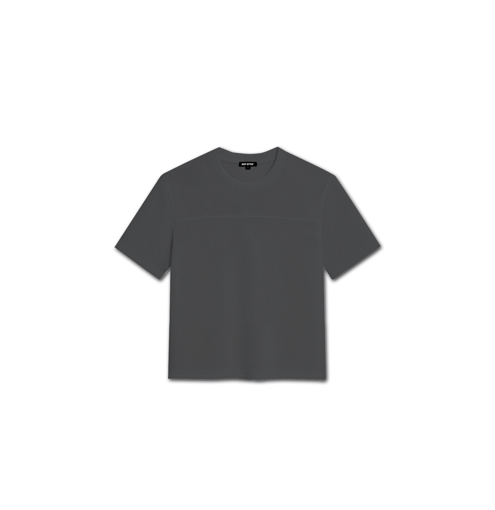 Boxy Cropped Football Jersey Shirt