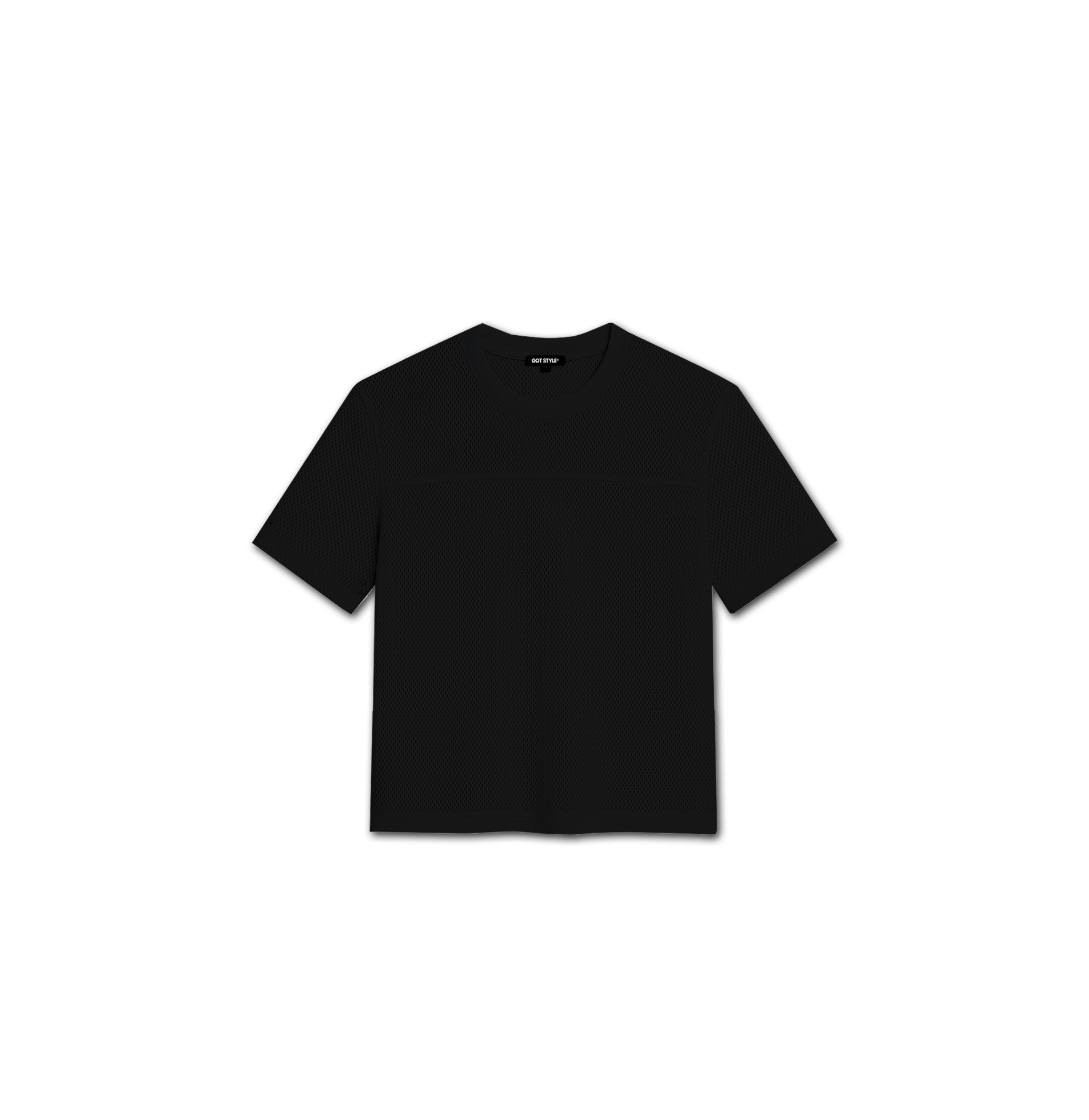 Boxy Cropped Football Jersey Shirt