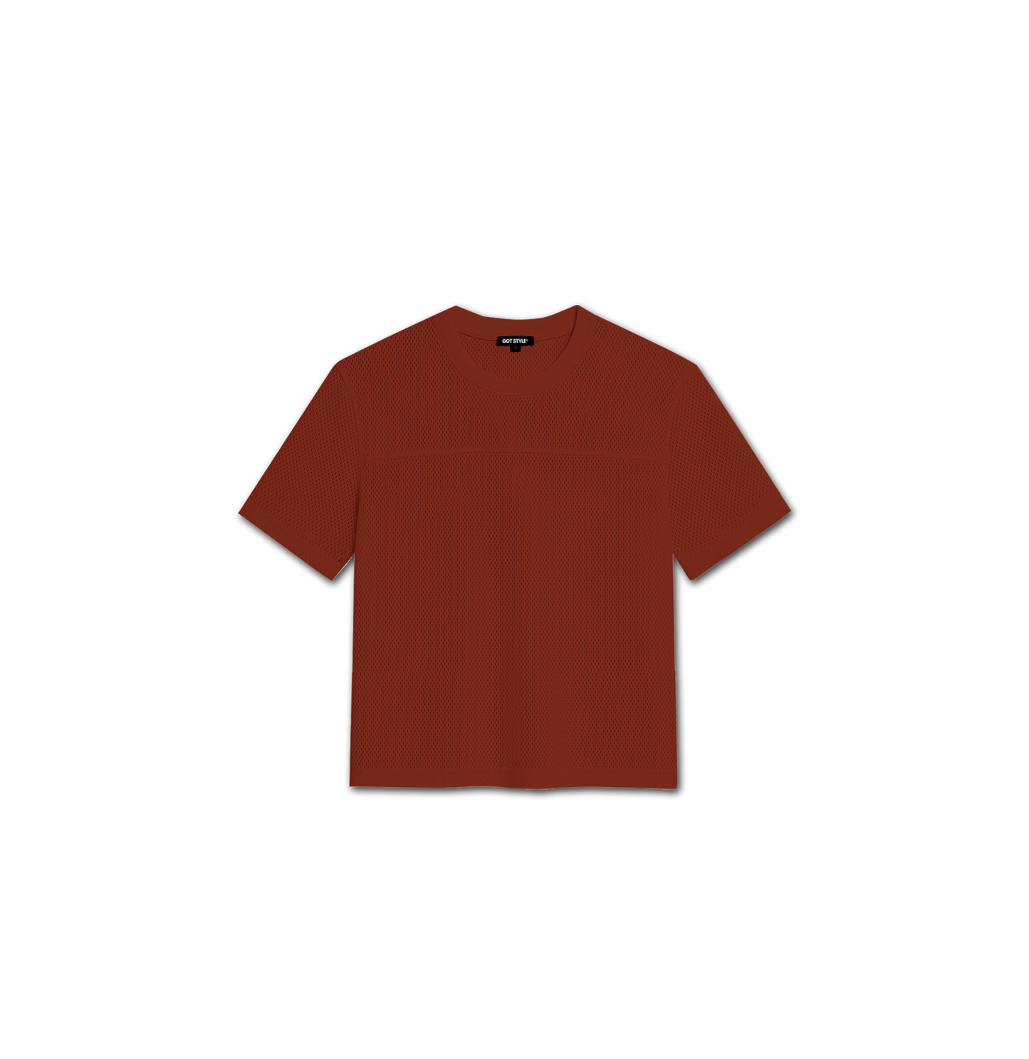 Boxy Cropped Football Jersey Shirt