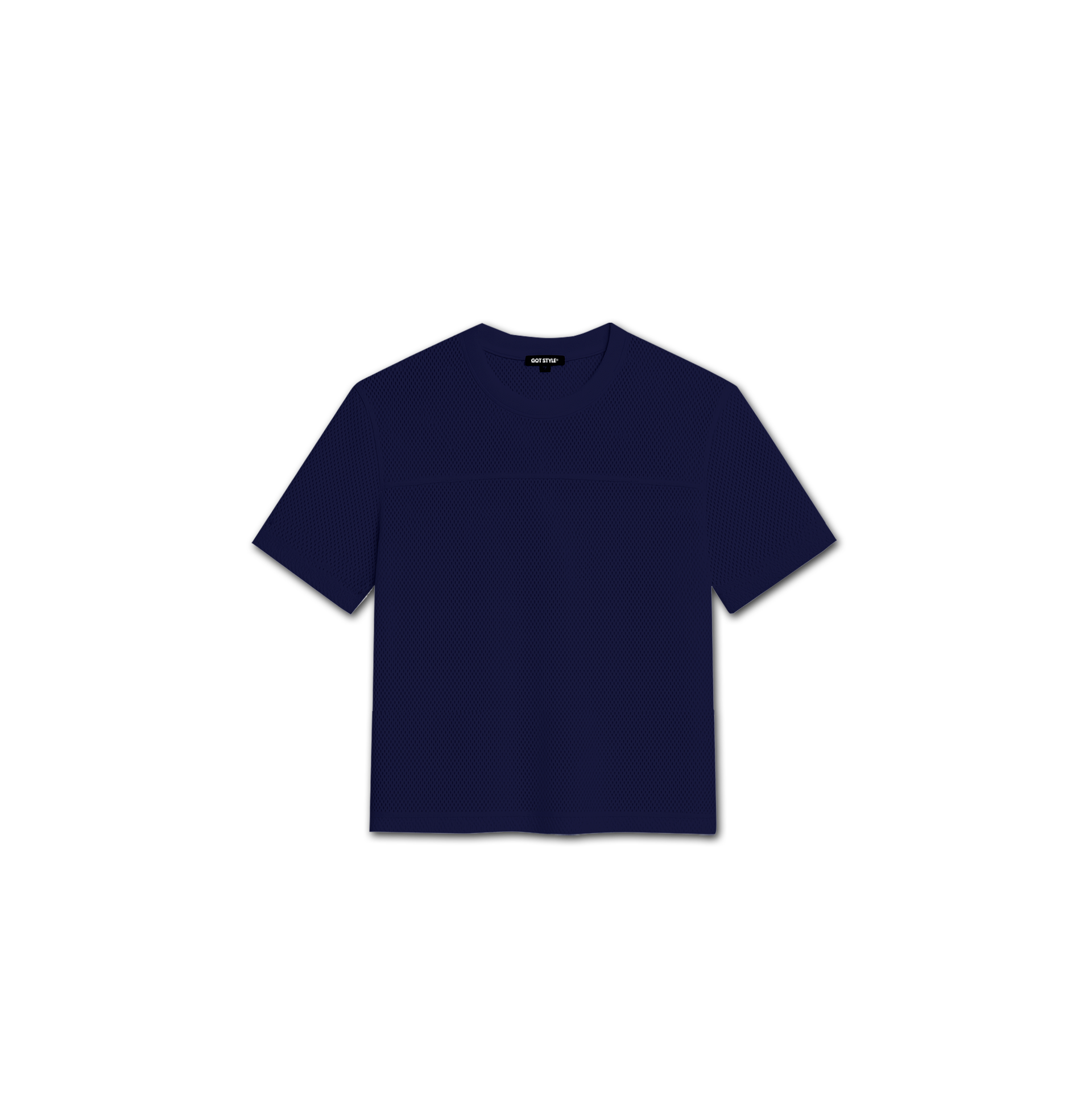 Boxy Cropped Football Jersey Shirt