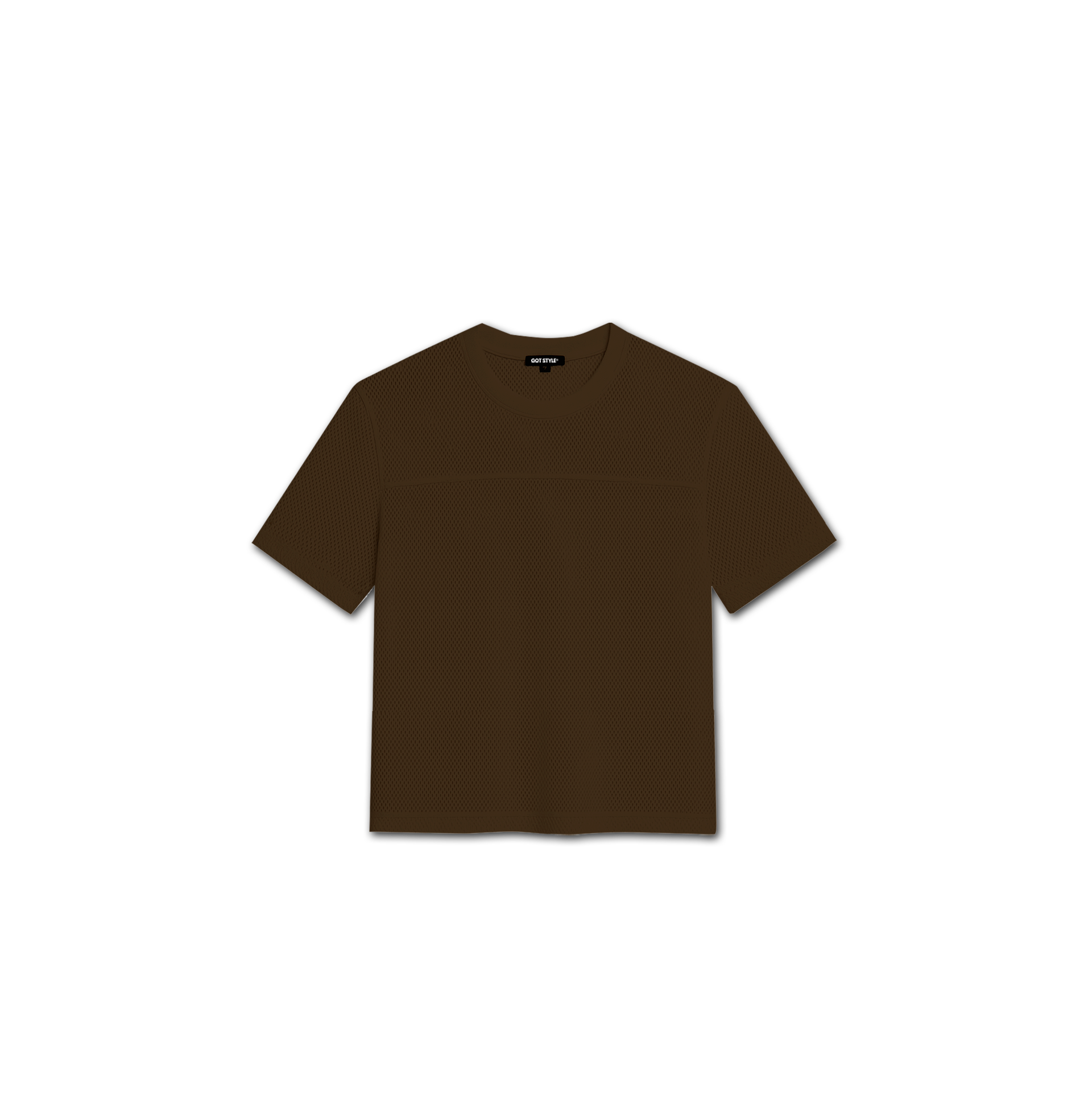 Boxy Cropped Football Jersey Shirt