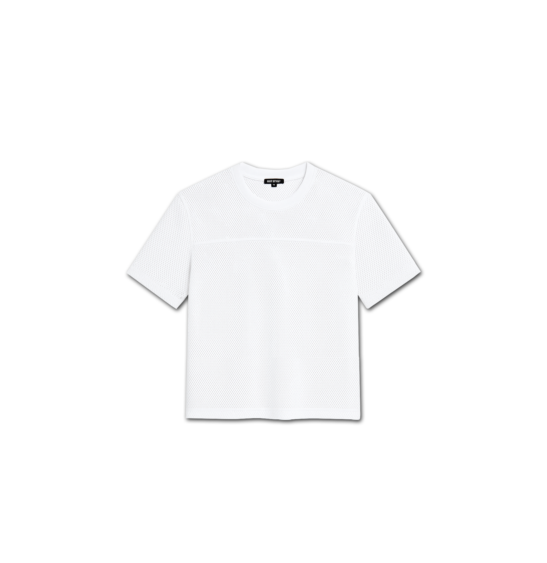 Boxy Cropped Football Jersey Shirt