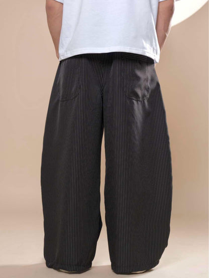 GOT STYLE | Pinstripe Barrel Pants
