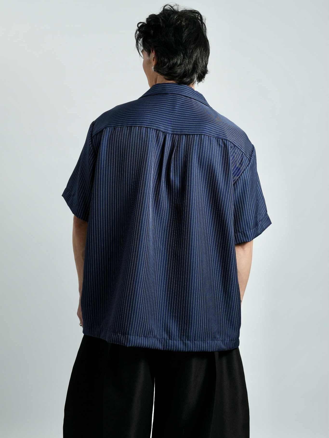 Pinstripe Breasted Polo