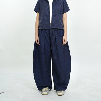 GOT STYLE | Pinstripe Barrel Pants