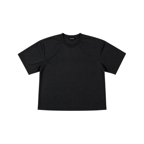Boxy Cropped Football Jersey Shirt