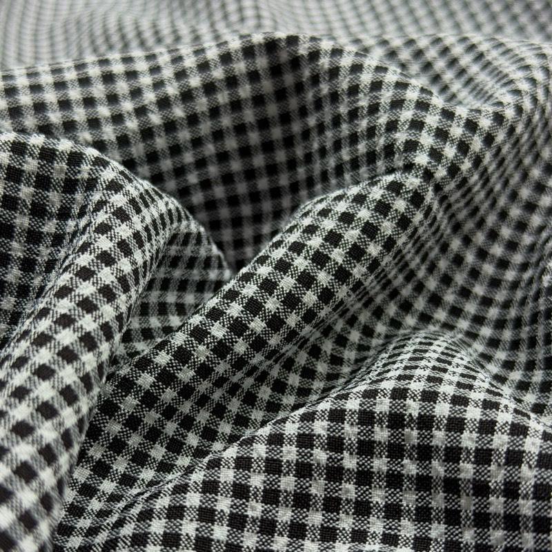 Boxy Cropped Checkered Polo