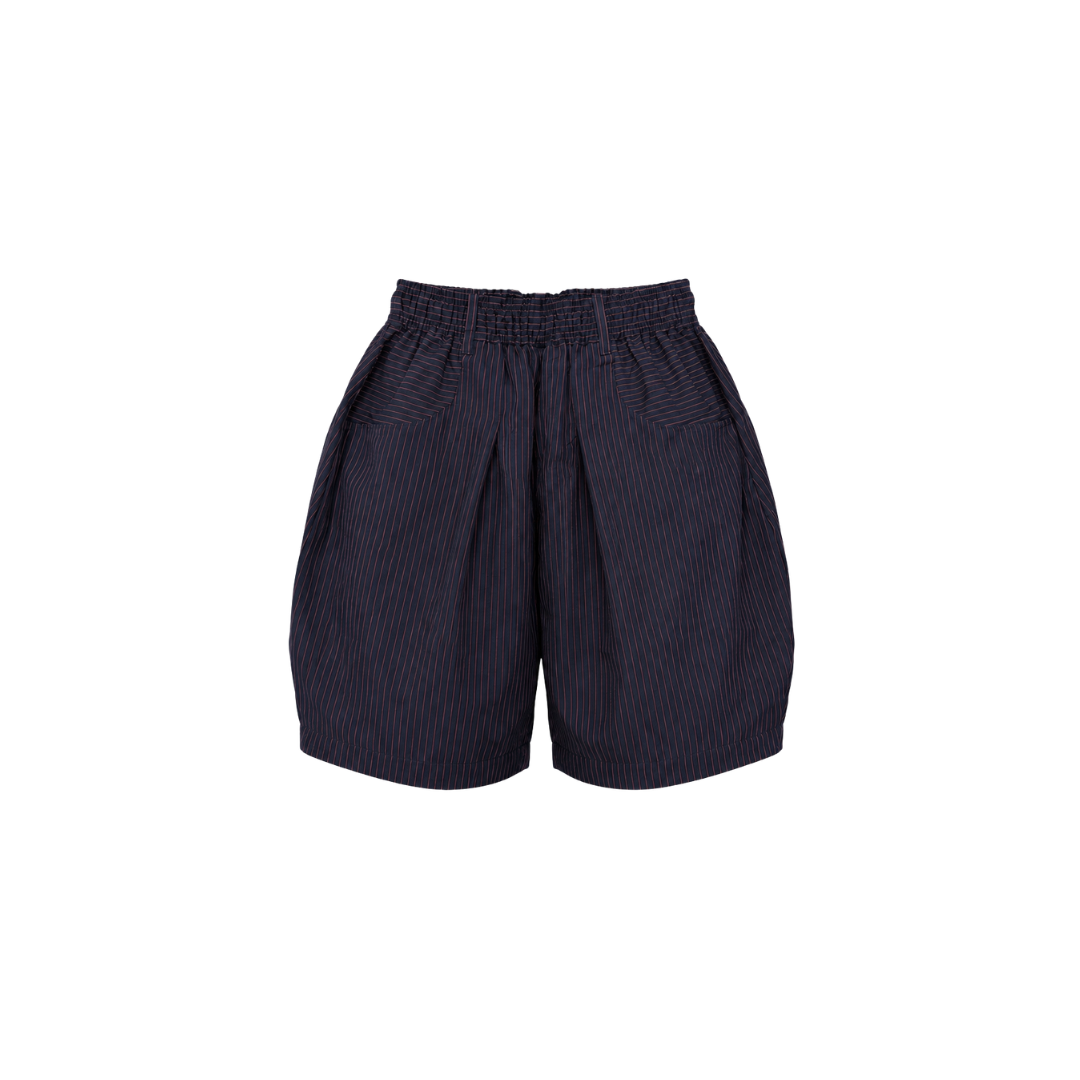 Pinstripe Barrel Shorts