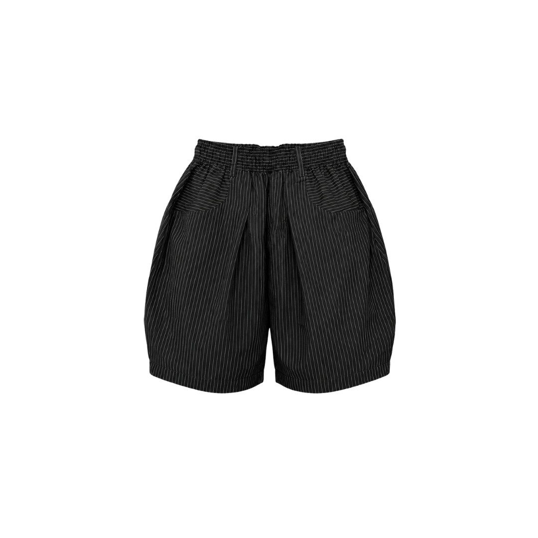 Pinstripe Barrel Shorts