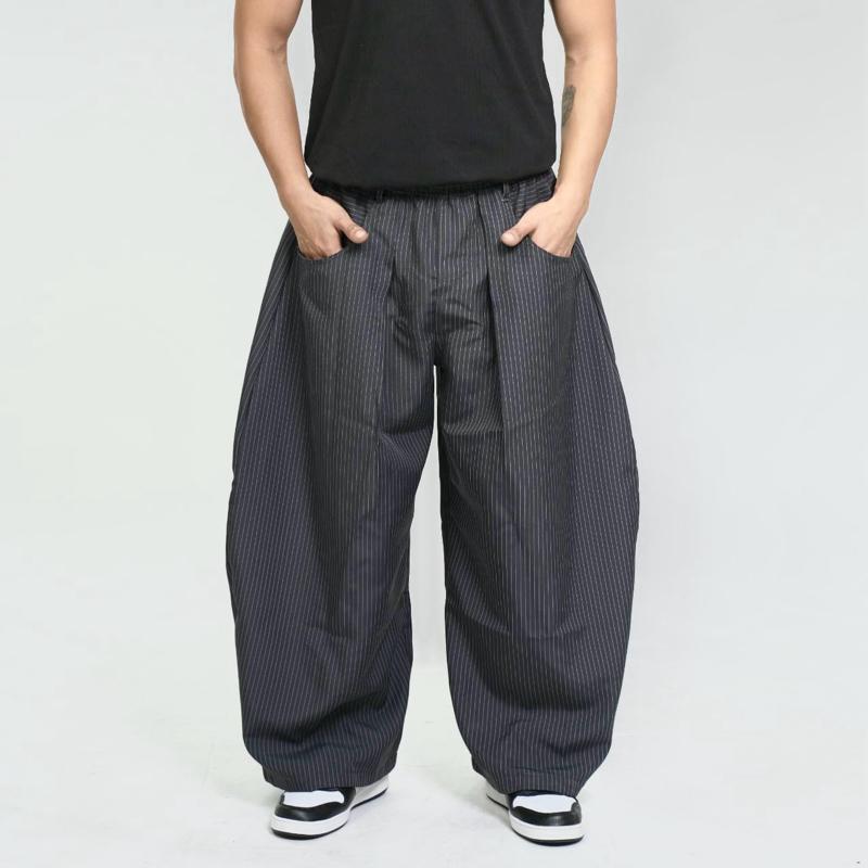 GOT STYLE | Pinstripe Barrel Pants