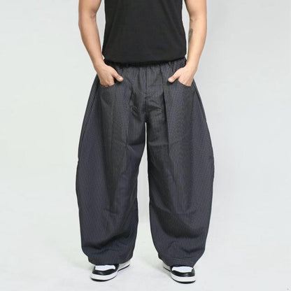GOT STYLE | Pinstripe Barrel Pants