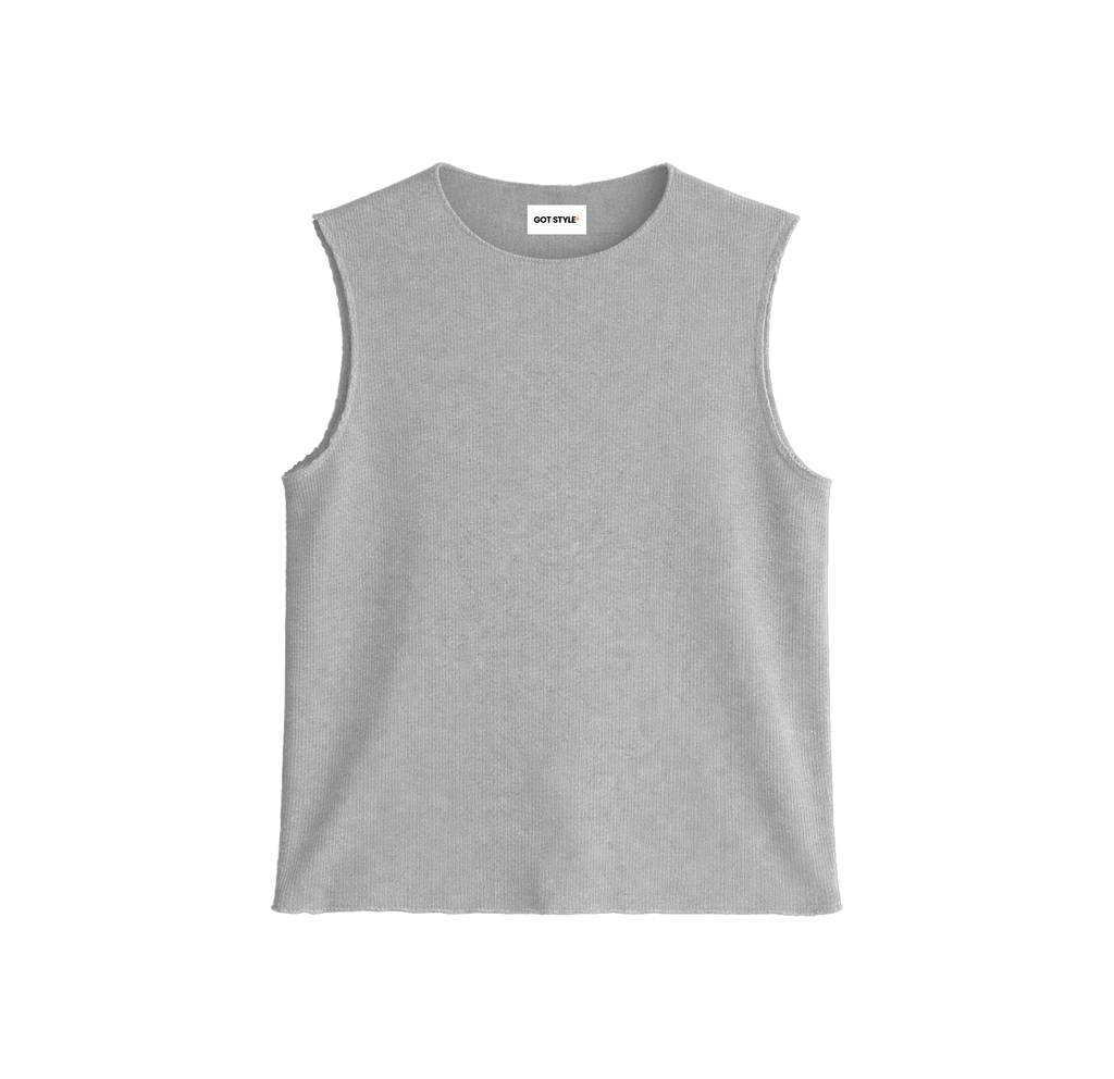 Soft Heavyweight Ribbed Muscle Tee