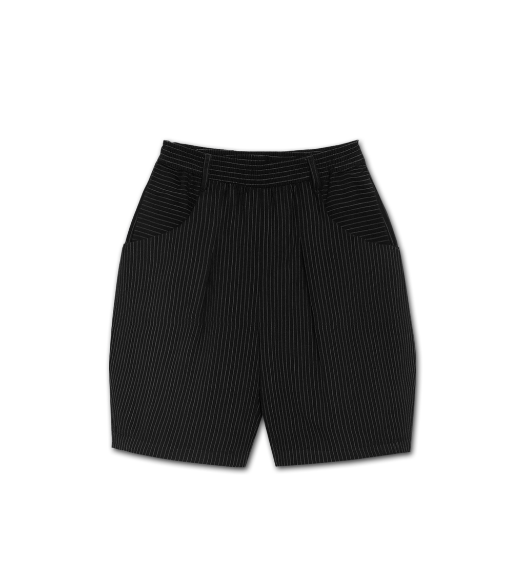 Pinstripe Barrel Shorts