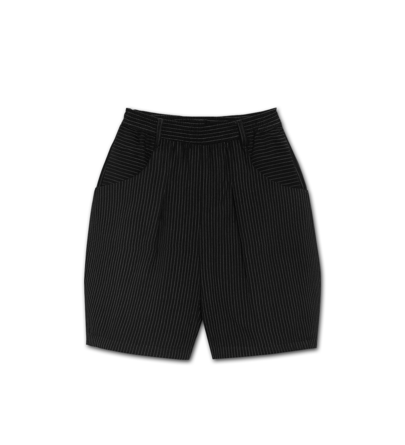 Pinstripe Barrel Shorts