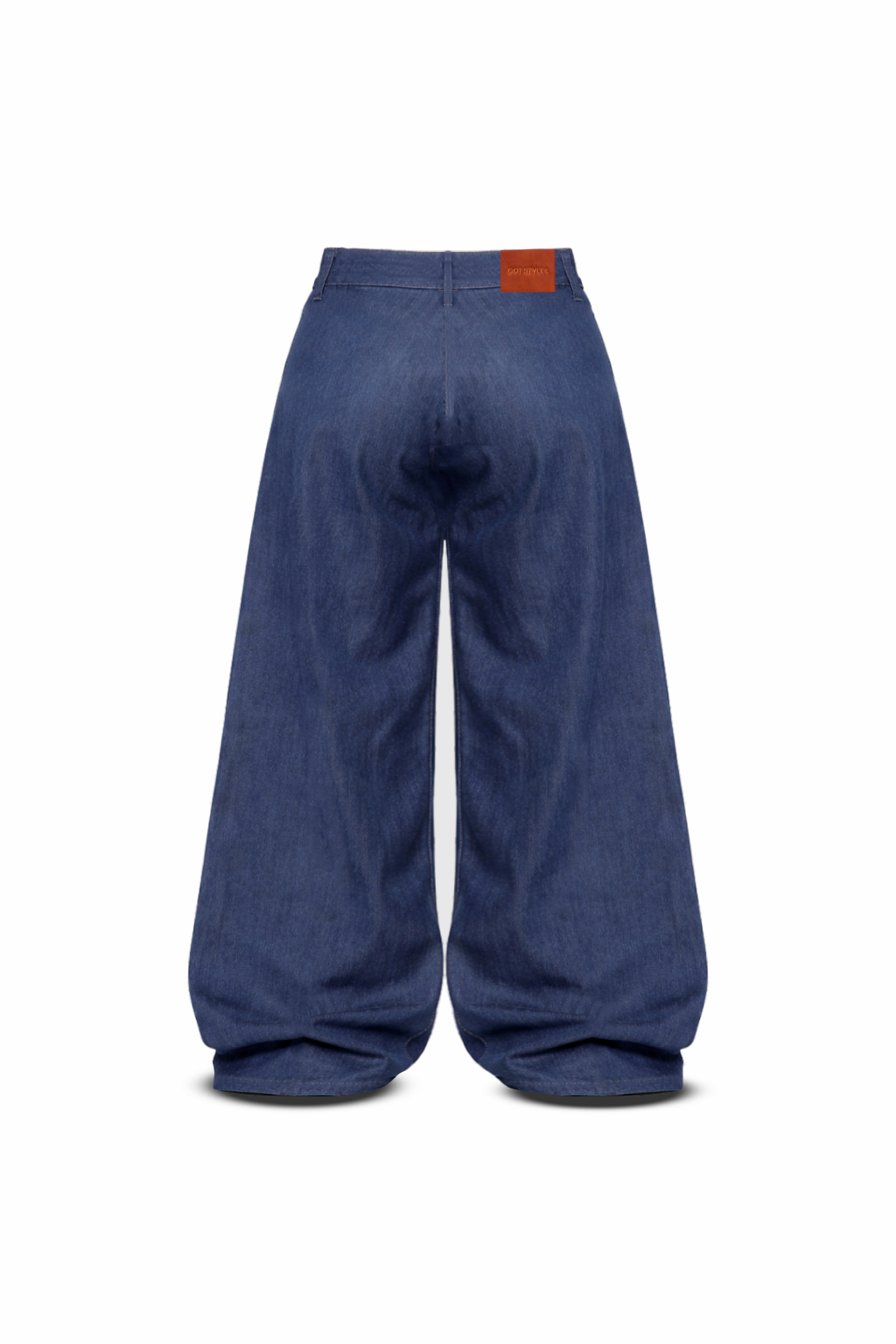 Double Pleated Raw Denim Pants