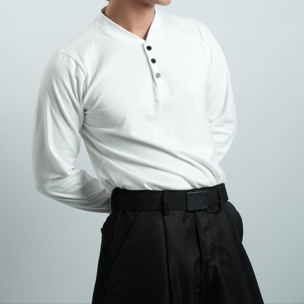 Lightweight Henley Long-sleeve