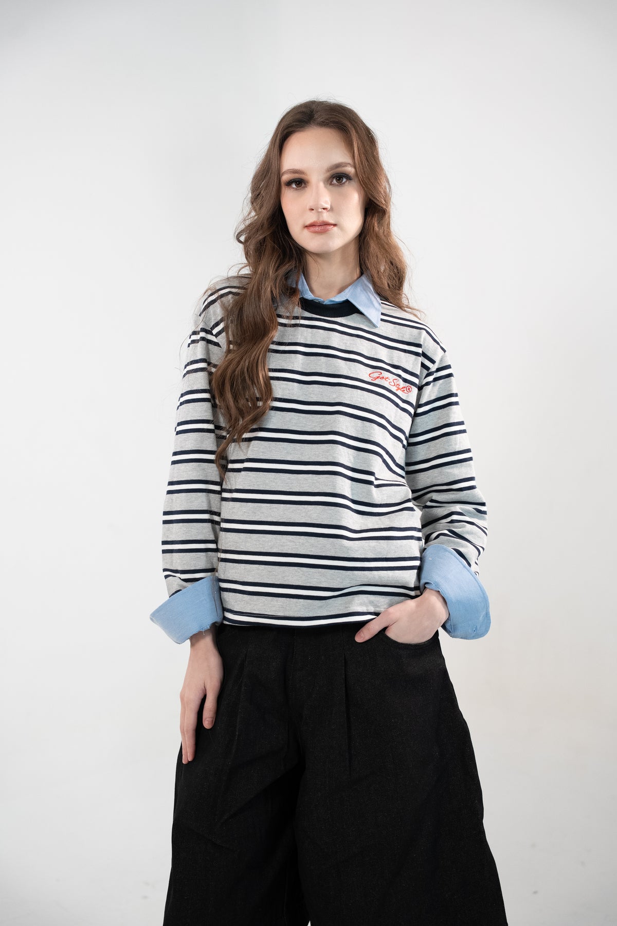 RE:PEAT Double Stripe Long Sleeve