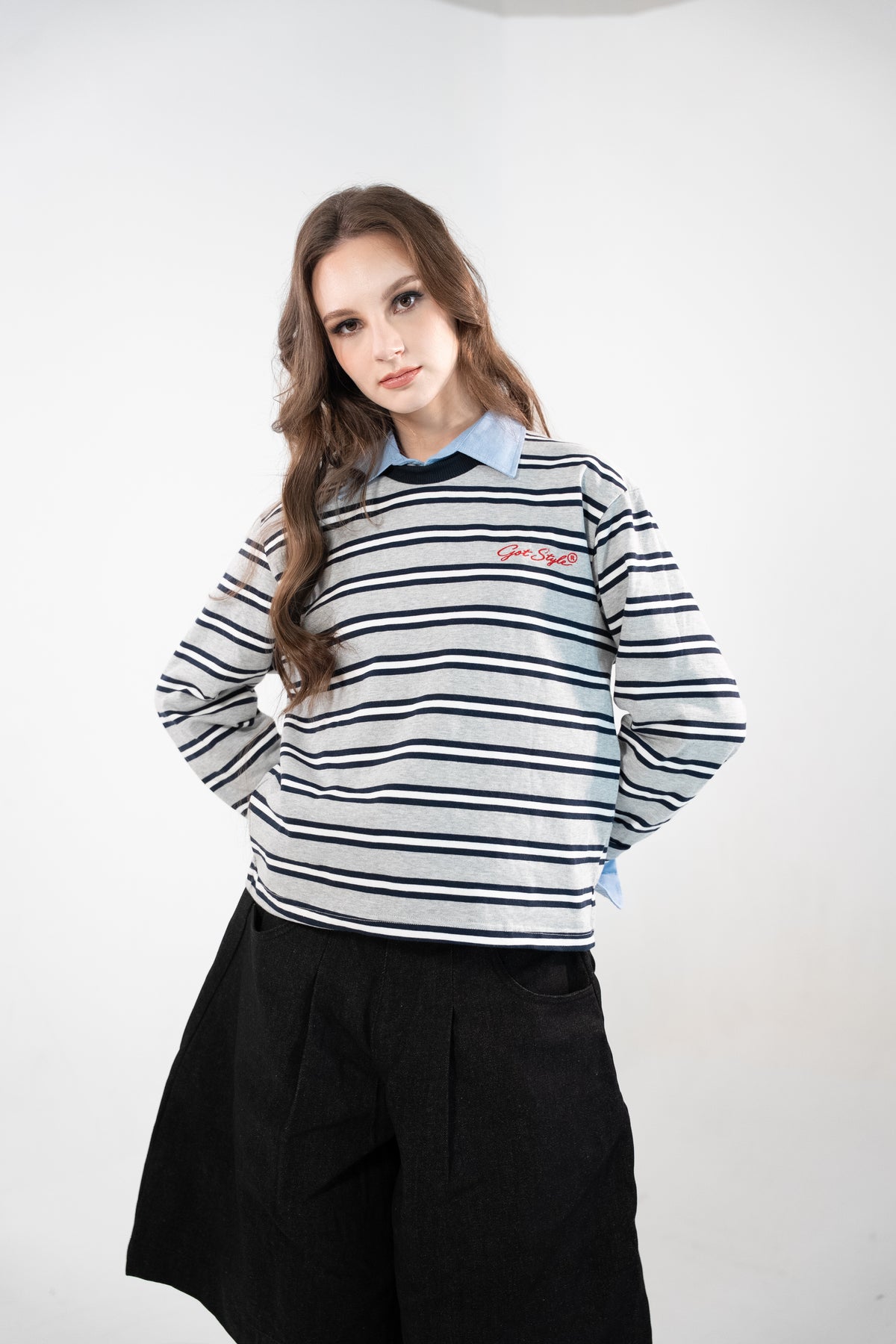 RE:PEAT Double Stripe Long Sleeve