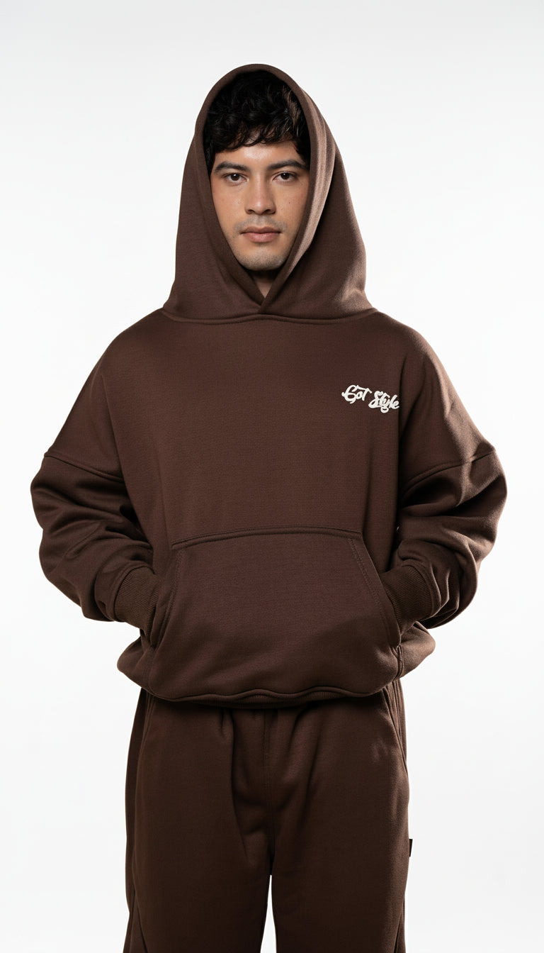 Boxy Cropped Hoodie