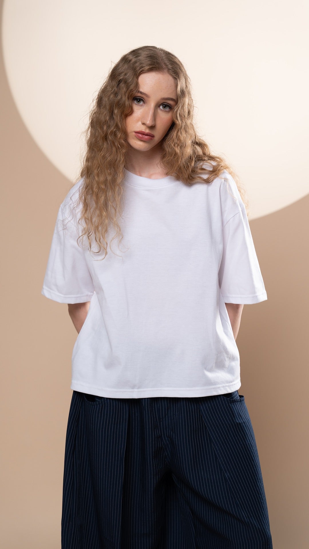 Basic Boxy Cropped Shirt