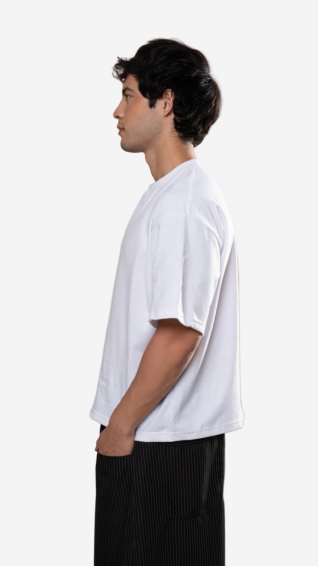 Basic Boxy Cropped Shirt