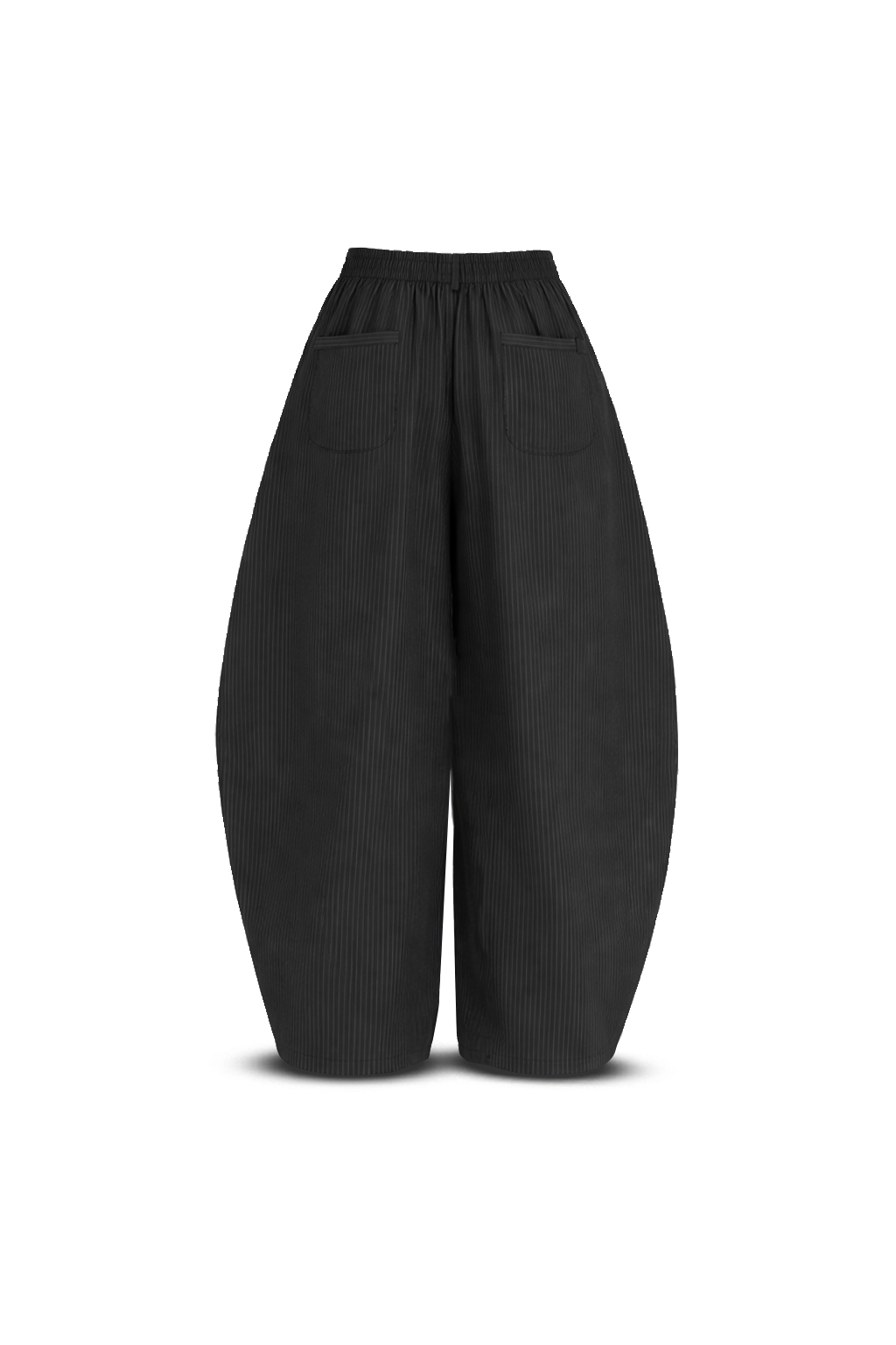 Pinstripe Barrel Pants