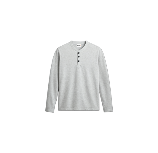 Lightweight Henley Long-sleeve