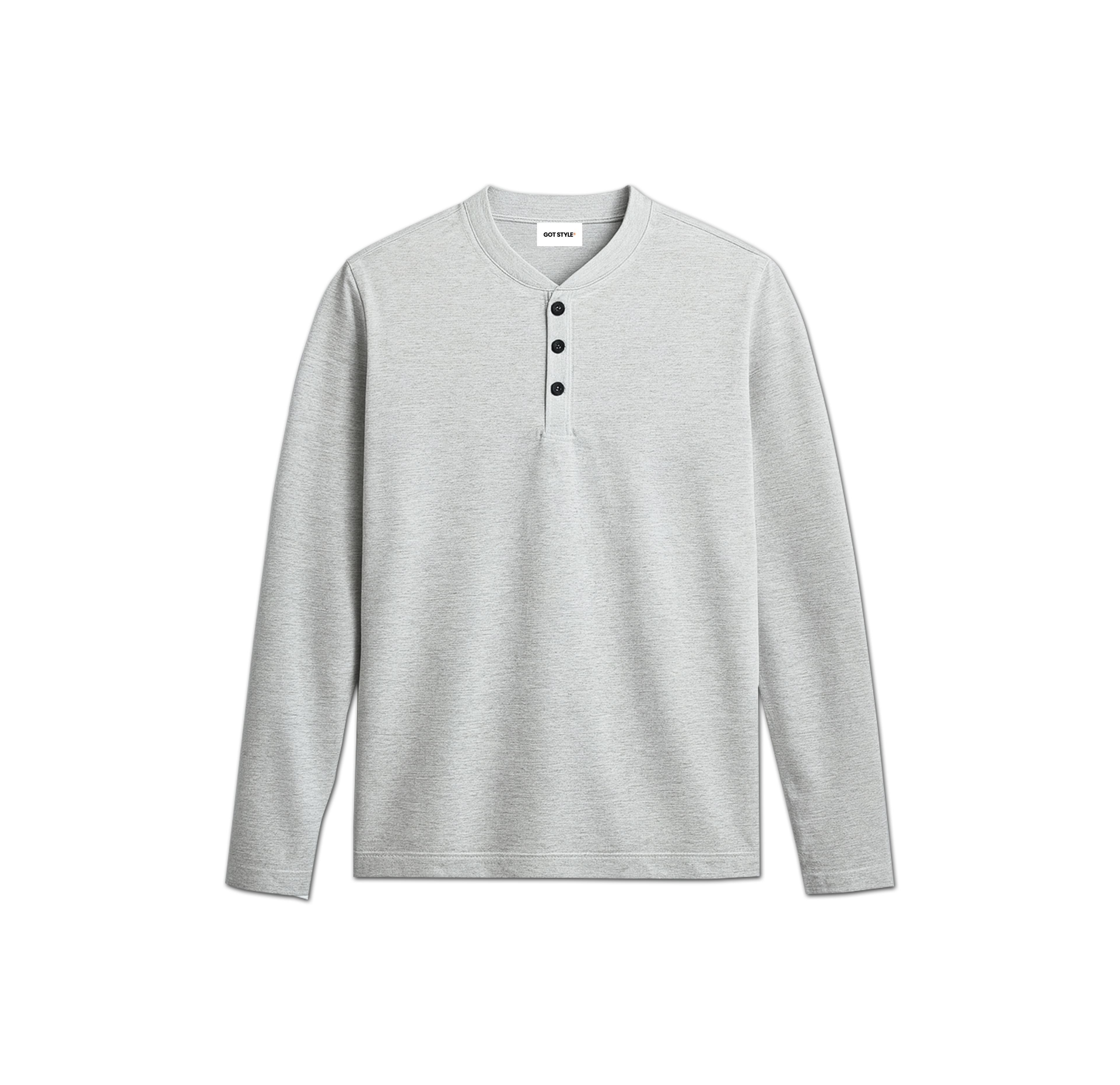 Lightweight Henley Long-sleeve
