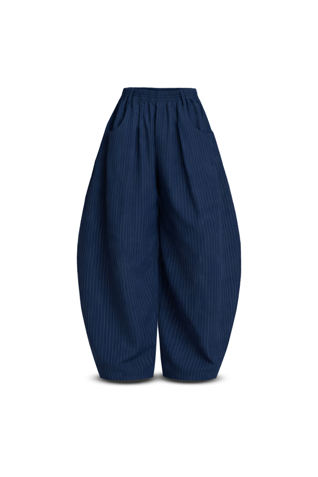 Pinstripe Barrel Pants