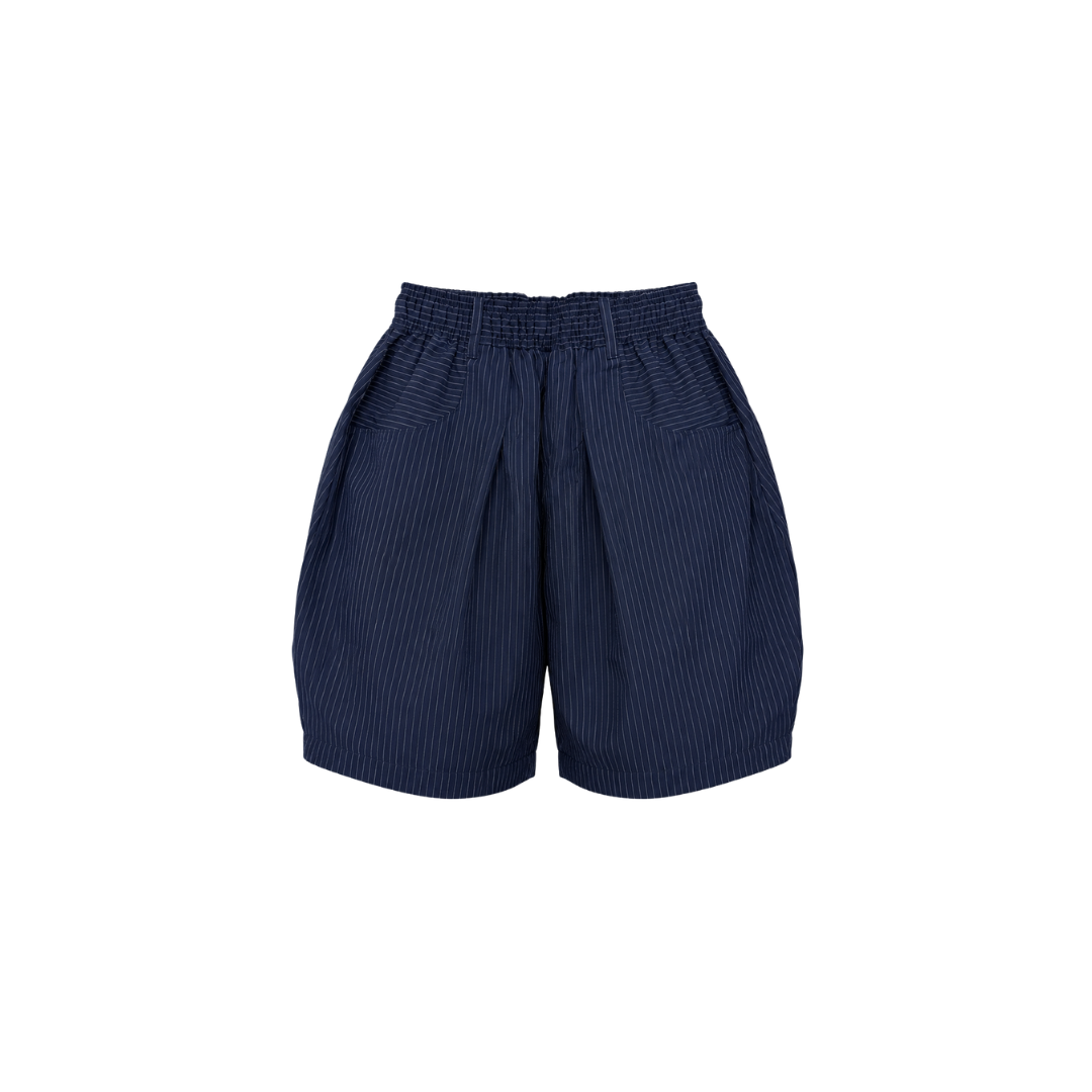 Pinstripe Barrel Shorts