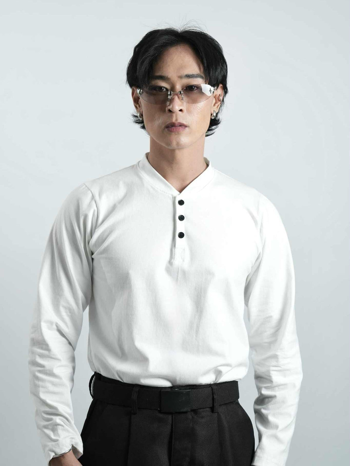GOT STYLE | 100% Lightweight Cotton Henley Long-sleeve – GOT STYLE®