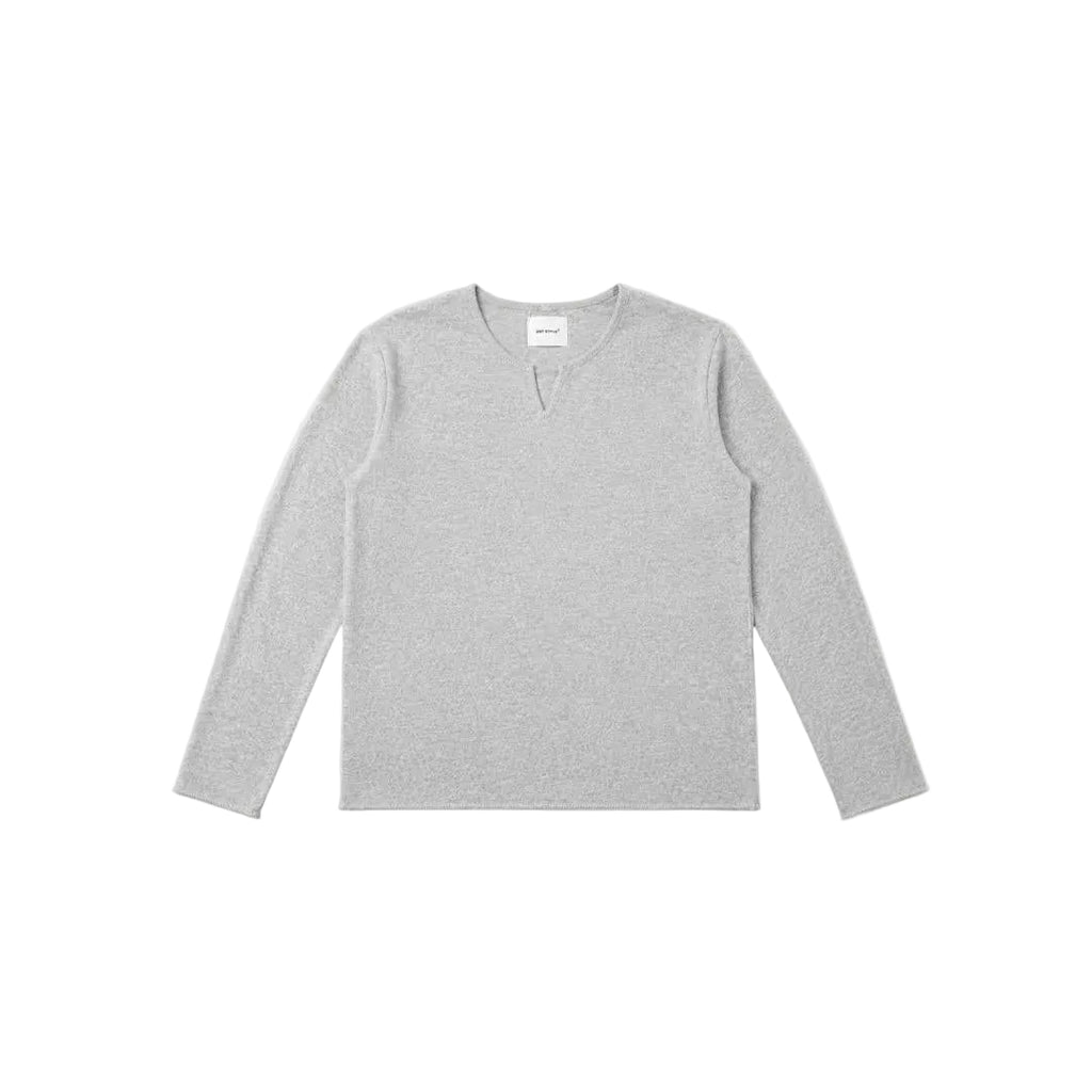 V-Notch Ribbed Long Sleeve