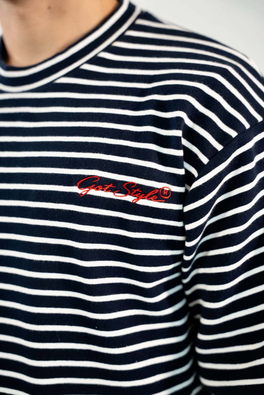 RE:PEAT Classic Oversized Stripe Tee