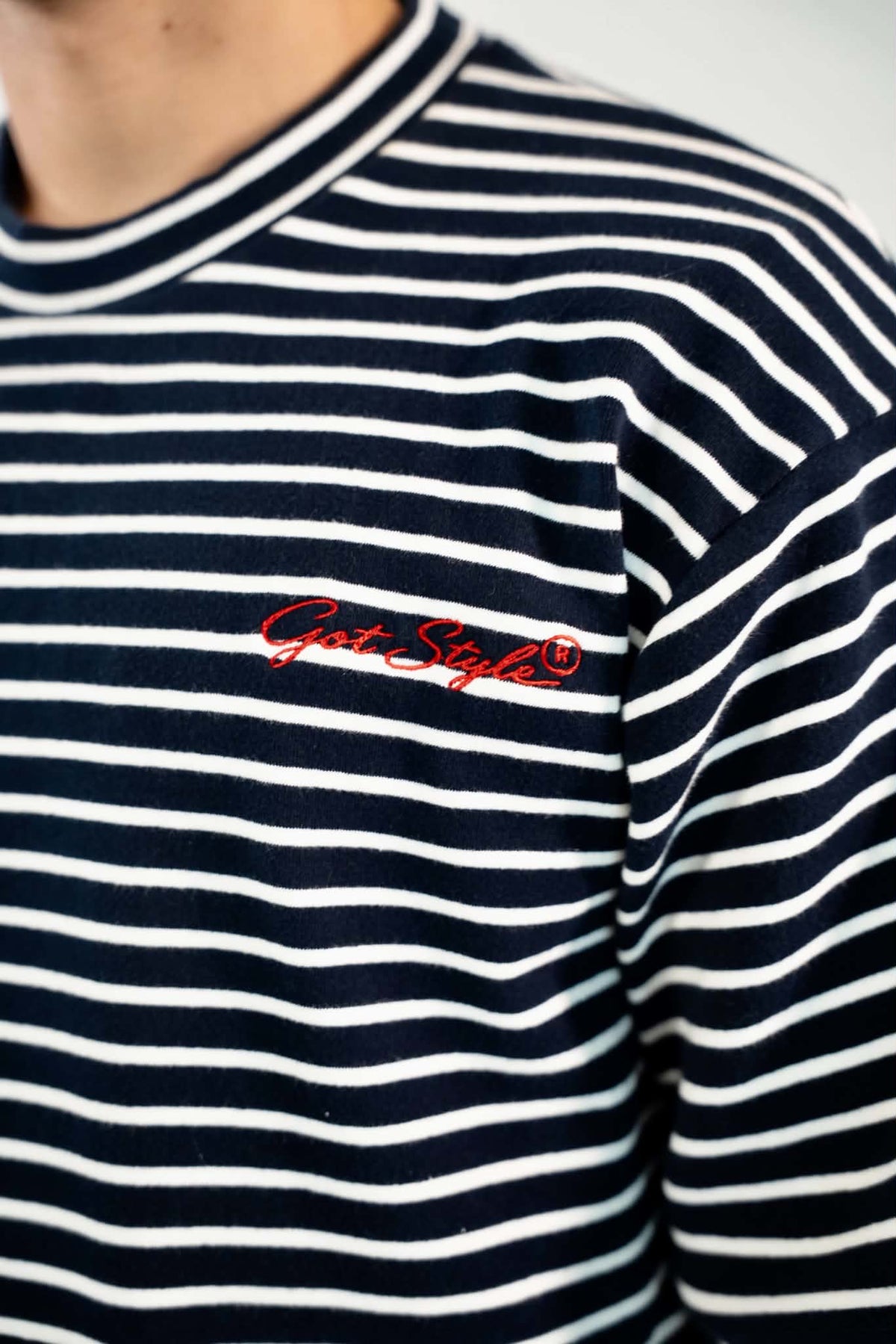 RE:PEAT Classic Oversized Stripe Tee