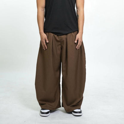 GOT STYLE | Pinstripe Barrel Pants