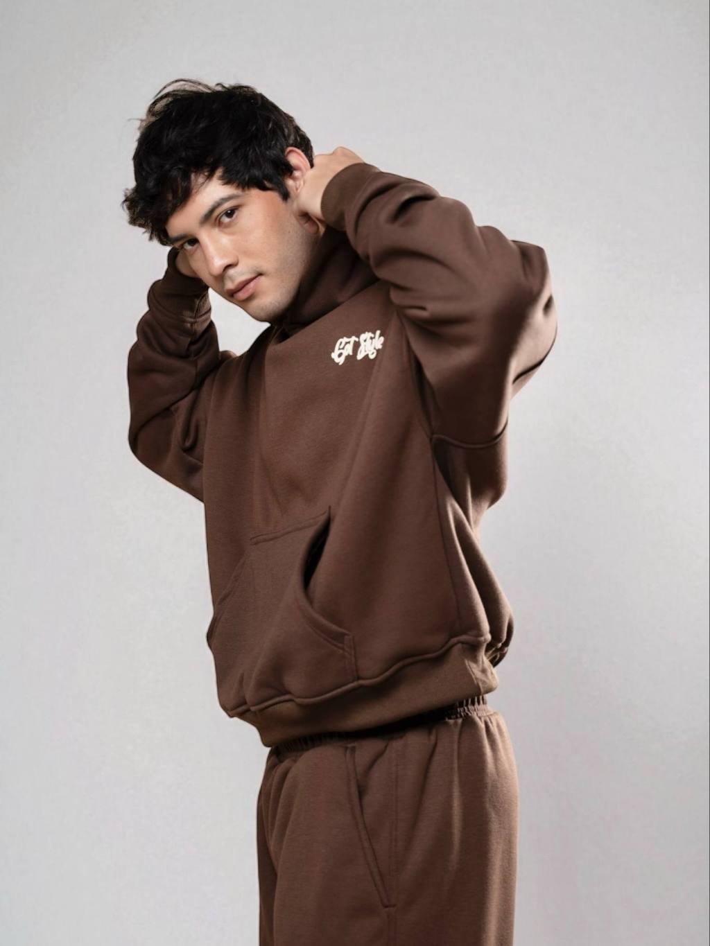 Boxy Cropped Hoodie
