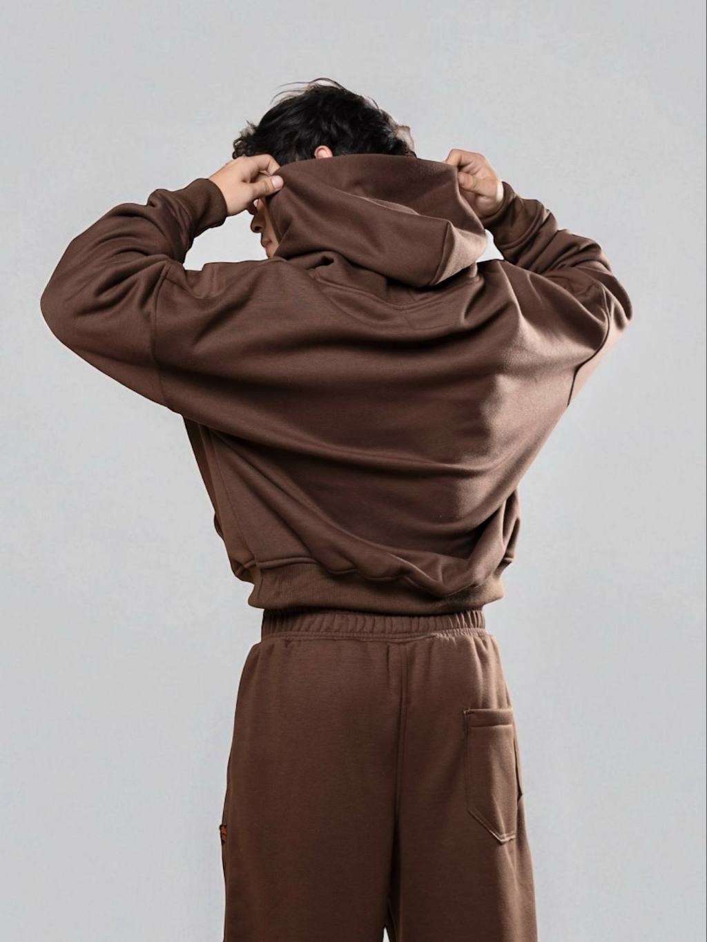 Boxy Cropped Hoodie
