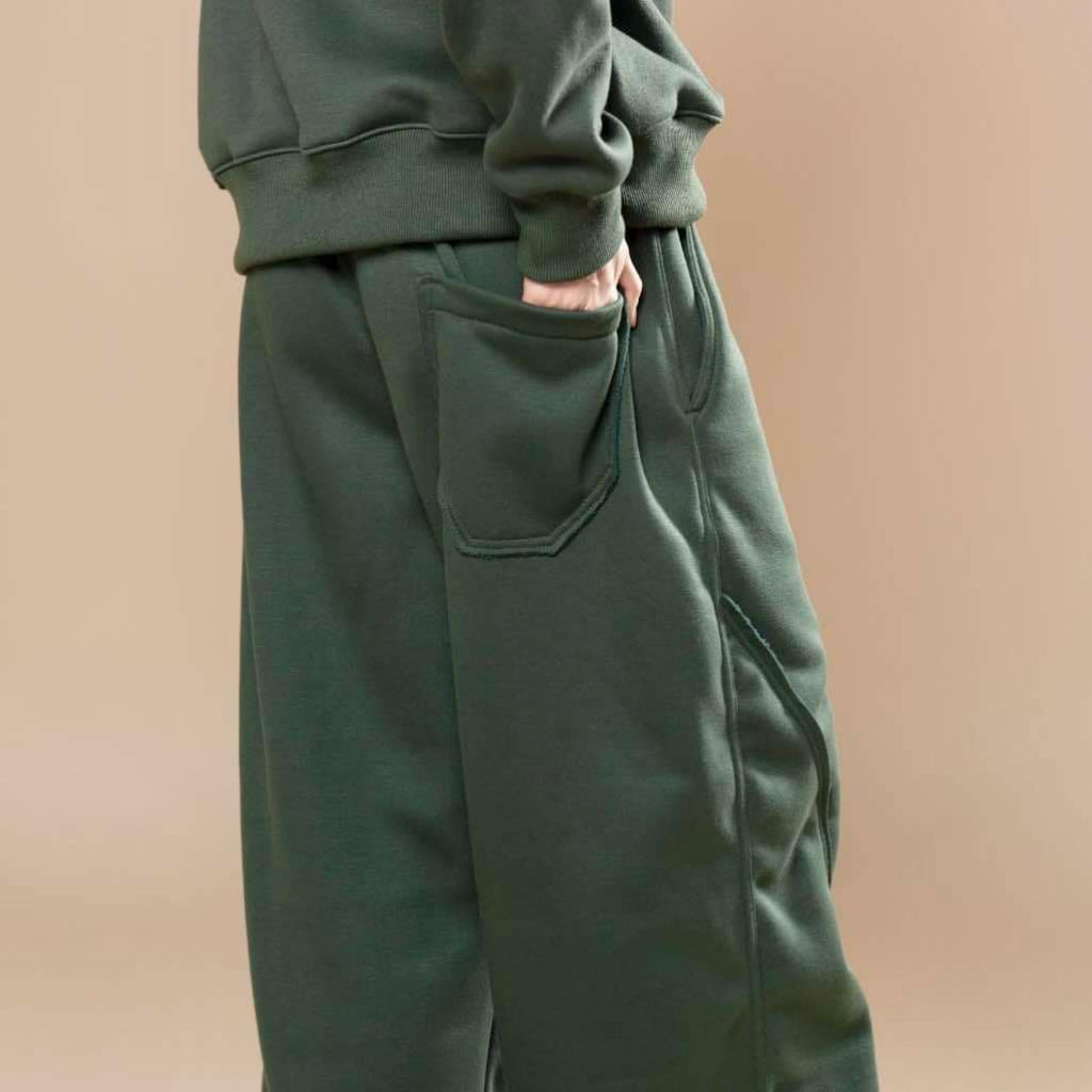 Fleece Line Baggy Sweatpants