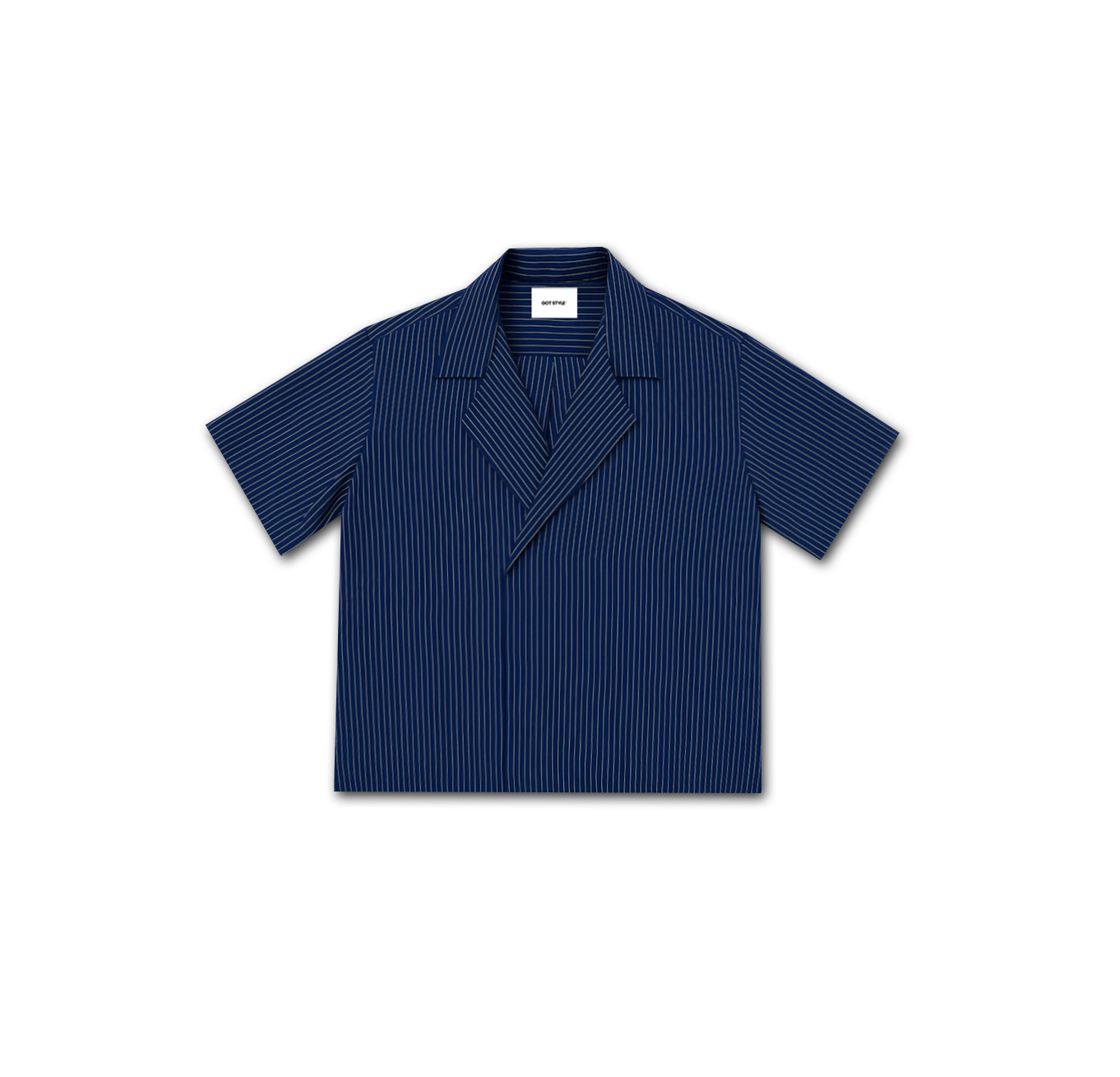 Pinstripe Breasted Polo