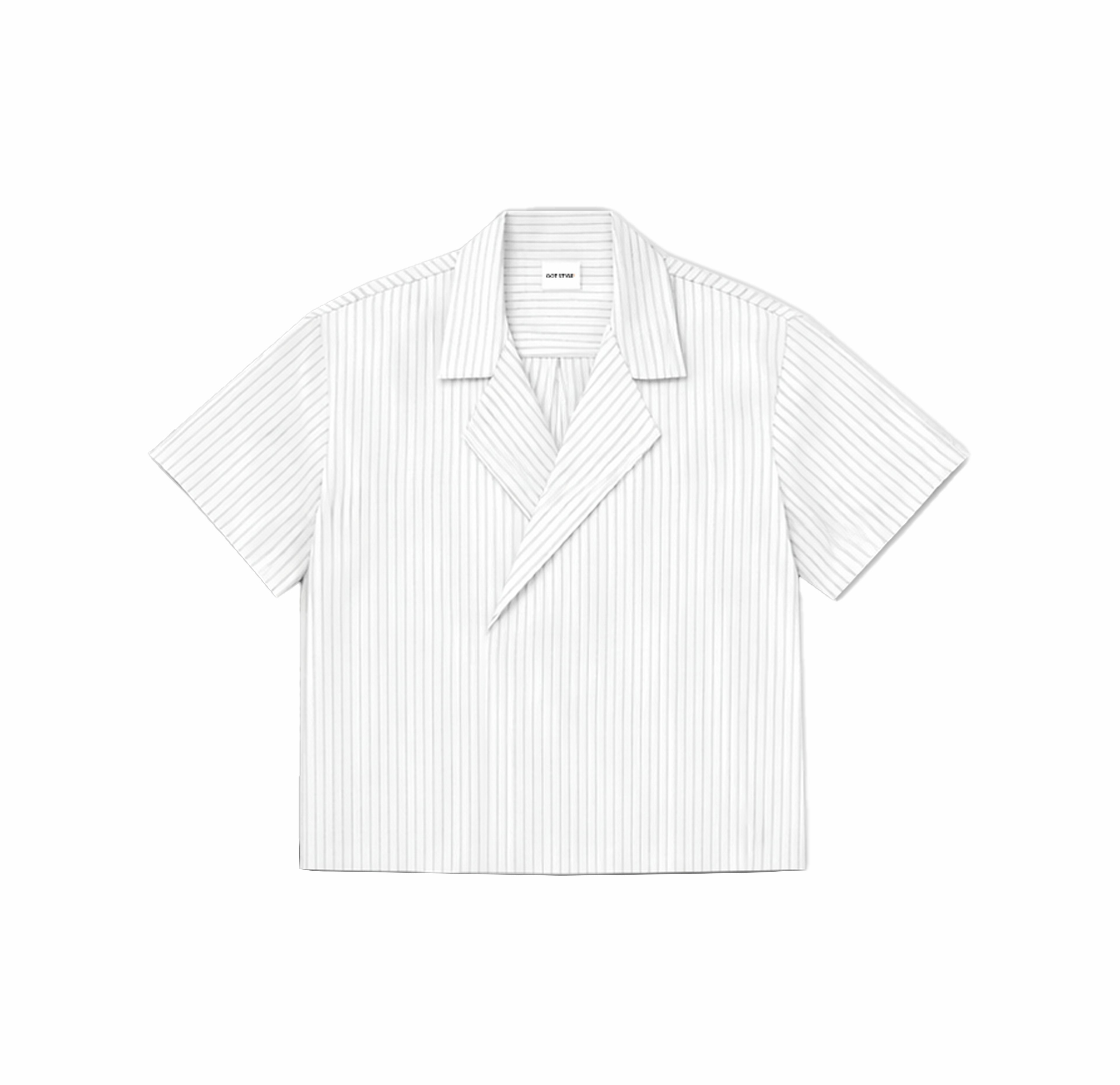 Pinstripe Breasted Polo